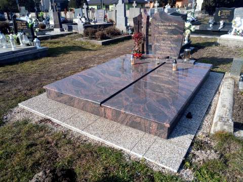 Dvojhrob z materiálu Fínska Aurora, Branč - Ref. č.: