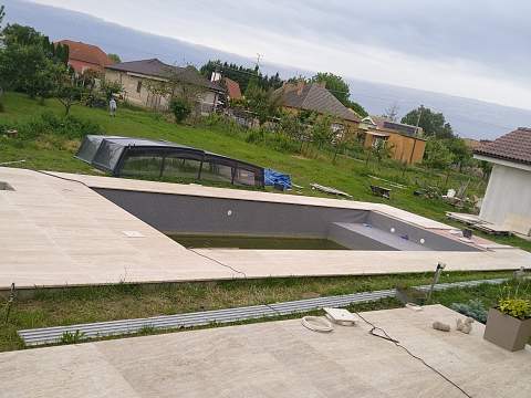 Dlažba z materiálu Travertín, Zemné - Ref. č.: