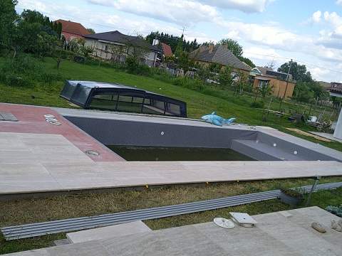 Dlažba z materiálu Travertín, Zemné - Ref. č.: